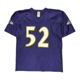 Baltimore Ravens Nfl Football Football Jersey - Large Purple Polyester