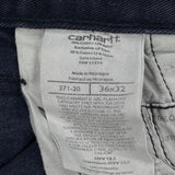 Carhartt Trousers - 36W 32L Navy Cotton