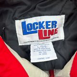 Wisconsin Badgers Locker Line Graphic Windbreaker - Large Black Polyester