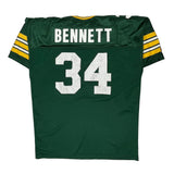 Made In USA Green Bay Packers Champion Football Football Jersey - 2XL Green Polyester
