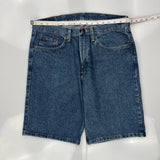 Wrangler Denim Shorts - 34W 9L Blue Cotton