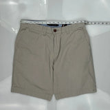 Tommy Hilfiger Chino Shorts - 33W 10L Gray Cotton