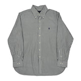 Ralph Lauren Striped Shirt - XL Black & White Cotton