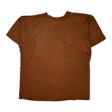 Oneita T-Shirt - XL Brown Cotton