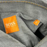 Boss Shirt - Small Gray Cotton