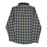 Age 12 Oshkosh Checked Shirt - Large Blue Cotton