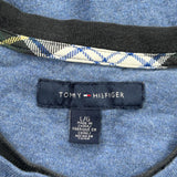 Tommy Hilfiger Long Sleeve T-Shirt - Large Blue Cotton
