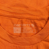 Age 6 Carhartt T-Shirt - Small Orange Cotton