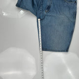 Paco Denim Shorts - 38W 11L Blue Cotton