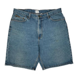 Calvin Klein Jeans Denim Shorts - 34W 10L Blue Cotton