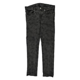 Armani Exchange Slim Trousers - 26W 32L Grey Cotton Blend