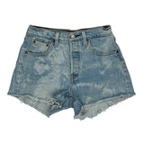Levis Denim Shorts - 26W UK 6 Light Wash Denim