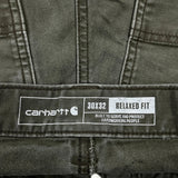 Carhartt Double Knee Carpenter Pants - 29W 29L Green Cotton