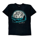 Alore Single Stitch T-Shirt - Large Black Cotton