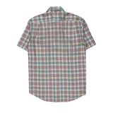 Lacoste Checked Short Sleeve Shirt - Small Multicoloured Cotton