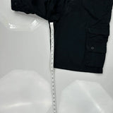 Lee Cargo Shorts - 36W 9L Black Cotton