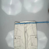 Unbranded Cargo Trousers - 34W 30L Beige Cotton
