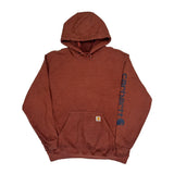 Vintage Carhartt Hoodie - XL Red Cotton