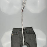 Levis Low Pro Straight Jeans - 32W US 8 Gray Cotton