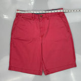 Polo By Ralph Lauren Chino Shorts - 32W 10L Red Cotton