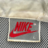 Nike Windbreaker - Large Gray Polyester