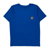 Age 10-12 Carhartt T-Shirt - Medium Blue Cotton