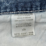 Wrangler Denim Shorts - 36W 10L Blue Cotton