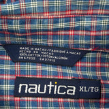 Nautica Checked Shirt - XL Multicoloured Cotton