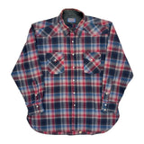 Pendleton Checked Flannel Shirt - XL Multicoloured Virgin Wool