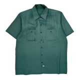 Dickies Short Sleeve Shirt - Medium Green Polyester