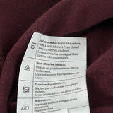 Carhartt T-Shirt - Large Burgundy Cotton