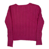 Polo By Ralph Lauren Sweater - Large Pink Cotton