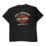 Motorcycles Harley Davidson Graphic T-Shirt - XL Black Cotton