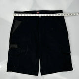 Dickies Cargo Shorts - 34W 10L Black Cotton Blend