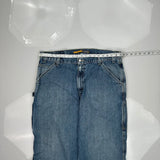 Silver Tab Levis Carpenter Jeans - 38W 30L Blue Cotton