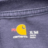 Comed Carhartt Long Sleeve T-Shirt - XL Navy Cotton