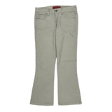 Levis Flared Jeans - 32W UK 10 Grey Cotton Blend