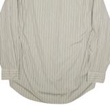 NAUTICA Mens Shirt Beige Striped Long Sleeve XL