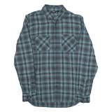 VANS Mens Shirt Blue Check Long Sleeve S