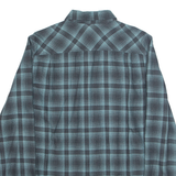 VANS Mens Shirt Blue Check Long Sleeve S
