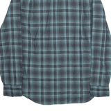 VANS Mens Shirt Blue Check Long Sleeve S