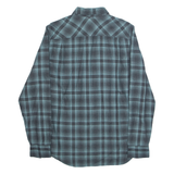 VANS Mens Shirt Blue Check Long Sleeve S