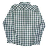 TOMMY HILFIGER Mens Shirt Green Check Long Sleeve XL