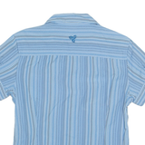 JACK WOLFSKIN Utility Womens Shirt Blue Striped UK 10