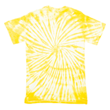 GILDAN Mens Tie Dye T-Shirt Yellow S