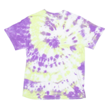 GILDAN Mens Tie Dye T-Shirt Purple M