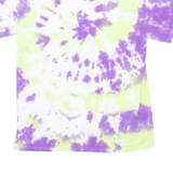 GILDAN Mens Tie Dye T-Shirt Purple M