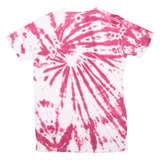 HAPPY HOUR Womens Tie Dye T-Shirt Pink M