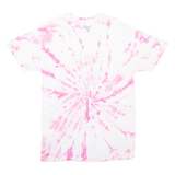HANES Womens Tie Dye T-Shirt Pink M