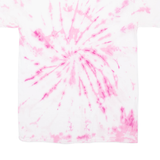 HANES Womens Tie Dye T-Shirt Pink M